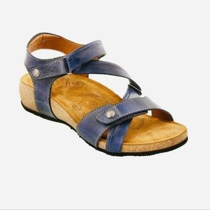 Taos leather sandals BLUE Size 7.5 / 38